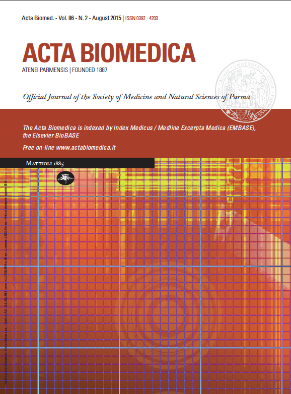 					View Vol. 86 No. 2 (2015): Acta BioMed 2-2015
				