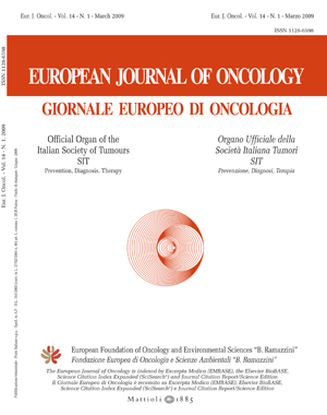 					View European Journal of Oncology Vol.14, No.1 (2009)
				